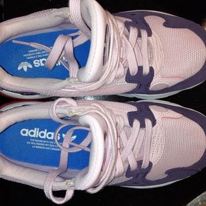 Adidas pink/purple size 8 sneakers